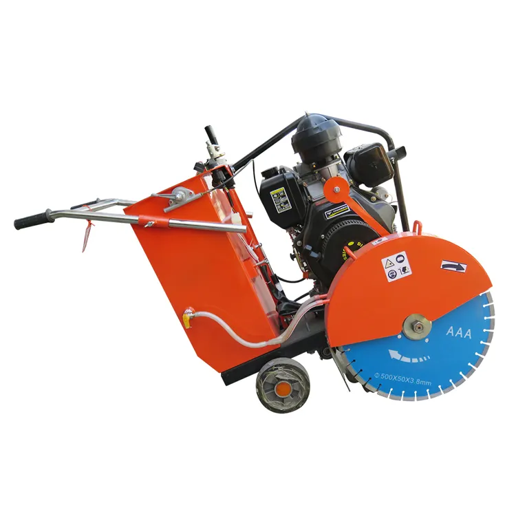 Easy Operational Excellent High Speed Cutting 45L Water Tank Capacity Concrete Road Cutting Machine/ Concrete Cutter Manufacture