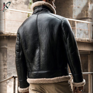 2025 New Style Genuine Leather <b>Jacket</b> 100% Leather <b>Waterproof</b> Breathable Fashion <b>Thin</b> Stand Collar OEM Service for Winter Season - Product Image 3