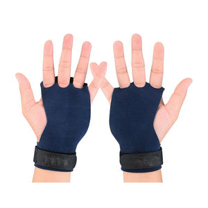 Cómodas empuñaduras de cuero para gimnasia con protectores de Palma Guantes Equipo de gimnasio - Product Image 6