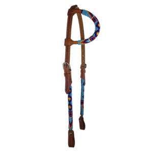 Harnais à une oreille de style western Rider's Trust avec coussin de selle en cuir de vache argentin confortable, tailles personnalisées, personnalisable - Product Image 2