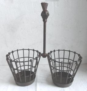 Vintage French Metal Wine Bottle Carrier Wine Caddy Usage Room Hotel Restaurant Made in India High Export Quality - Product Image 6