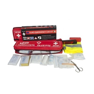 Bộ Khẩn Cấp Xe Hơi Tiêu Chuẩn Châu Âu Với Cảnh Báo Tam Giác An Toàn Vest DIN13164 Bộ Sơ Cứu - Product Image 1