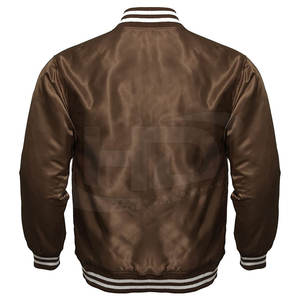 Personnalisé brodé Baseball Satin Veste 100% Polyester Personnalisé Satin baseball bomber varsity vestes/collège Letterman - Product Image 3