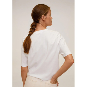 Camiseta personalizada para mujer, de manga corta, con impresión digital personalizada, 100% algodón premium. - Product Image 2