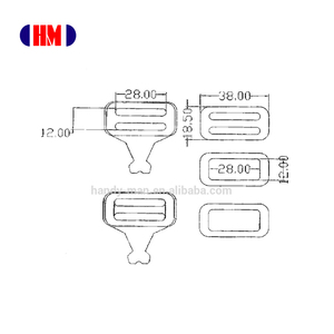 Harnais de poids léger en aluminium 25g, à dégagement rapide, petite boucle de 25mm - Product Image 5