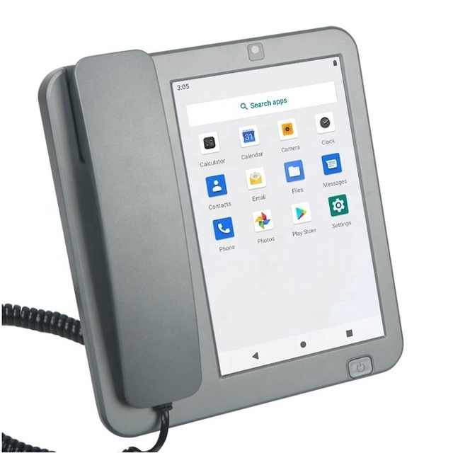4G LTE Fixed Wireless Android 10 WiFi Wall Hanging Smart HD Video Home Desktop Phone 4GB+64GB 8'' Display