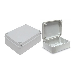 Caja de empalme eléctrica de PVC ABS Ip67, caja de empalme de plástico a prueba de explosiones, impermeable, cuerpo blanco, Industrial personalizado