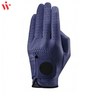 Gants de golf en peau de chèvre véritable de haute qualité avec logo personnalisé en gros Style d'impression unique en cuir à la mode - Product Image 3