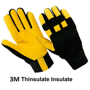 Gants de sécurité en cuir croûte Majid Impex 2021 du Pakistan, certifiés EN420, antidérapants/anti-coupures/anti-statiques, 14 pouces, personnalisables - Product Image 4