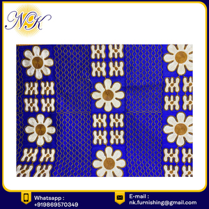 Ropa africana de calidad superior Seersucker tela bordada ropa de boda uniforme poliéster algodón proveedor a granel - Product Image 5