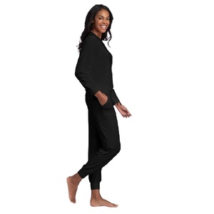 Now tendencias-Conjunto de 2 piezas para mujer, ropa cómoda, pijama de cuello redondo, jersey de moda, Sudadera de cuello redondo, trajes de chándal - Product Image 1