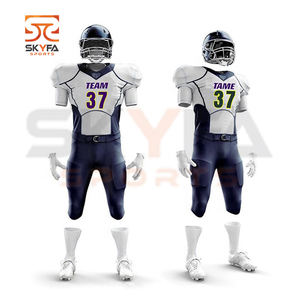 Ropa Deportiva sublimada personalizada, uniforme de fútbol americano de secado rápido de poliéster - Product Image 2