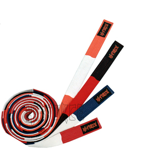 Alta calidad personalizada 200cm - 320cm colores Durable 100% algodón arte marcial Judo Karate Taekwondo cinturón - Product Image 5
