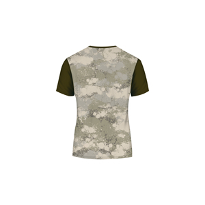 Summer High Stretchy Camouflage Muscle Fitness Running Cotton Spandex Casual T-shirt Short Sleeve for Youth and adult - Product Image 4