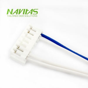 Ensamblaje de cable de 8 pines personalizado UL1007 JST para conexión de alimentación y señal - Product Image 4