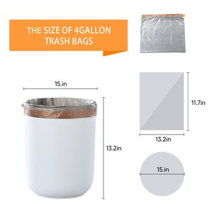 JOYBOS 2020, bolsa de basura de plástico biodegradable, ecológica, de alta calidad, en rollo, bolsas de basura para el hogar - Product Image 6