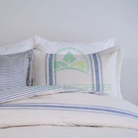 Parure de lit douce au toucher en mélange de coton écologique avec taies d'oreiller et couvre-lit - Literie de chambre en gros pour la vente en ligne