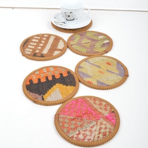 Exotic Hand Woven Embroidery <b>Table</b> <b>Coaster</b> - Product Image 1