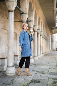 Nouvelle saison Veste en jean pour femmes Vêtements islamiques Abaya Kaftan Mode islamique musulmane Qualité turque - Product Image 3