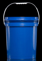 Seau rond général en plastique de 18 à 19 litres, bidon en plastique de 0430, peinture TW rectangulaire de 52 litres, bac en plastique empilable noir PRO-DESIGN