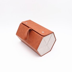 Boîte de rangement <span class=keywords><strong>pour</strong></span> <span class=keywords><strong>lunettes</strong></span> de soleil, étui de mode PU multicouche 6 fentes Triangle pliable boîte de rangement <span class=keywords><strong>pour</strong></span> <span class=keywords><strong>lunettes</strong></span> - Product Image 4
