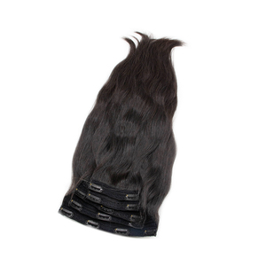 Extensiones de Cabello vietnamita Remy virgen, Clip recto, alta calidad, precio al por mayor - Product Image 2