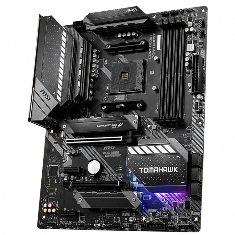 MSI MAG B550 TOMAHAWK GAMING マザーボードとAMD Ryzen 5 7 9 3500X