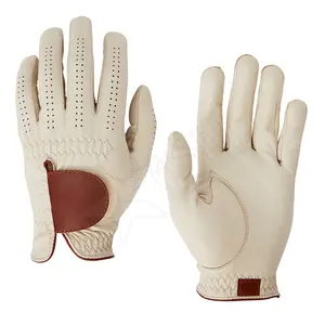 Logo personnalisé OEM gants de golf en cuir lavables pour hommes, prix d'usine, gants de Golf en cuir Cabretta, gant de grande qualité - Product Image 1