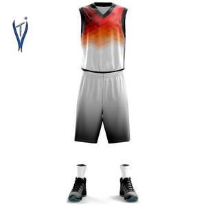 Maillot de basket-ball personnalisé pour hommes, Design OEM, sur mesure, pour adultes - Product Image 3