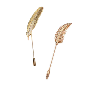 Fabricación de pines de solapa personalizados de esmalte metálico con diseño de trajes de hombre - Product Image 4