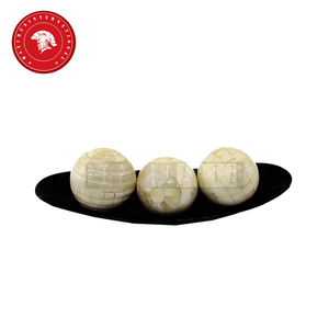 Bolas Decorativas Esféricas Hechas a Mano de Hueso de Cuerno, Rellenos para Jarrones, Centros de Mesa, Hogar, Jardín, Cocina, Sala de Estar - Product Image 1