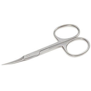 Tijeras de Manicura de Acero Inoxidable, Cortaúñas Ruso para Cutículas, Cuchillas Curvas Afiladas, para Diestros, Duraderas, Ecológicas - Product Image 1