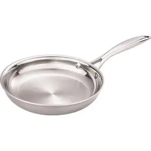 Wok de acero al carbono compatible con inducción con sartén con mango de acero inoxidable, utensilios de cocina, tapa de vidrio, parrilla de Gas frente a sartén de hierro fundido - Product Image 1