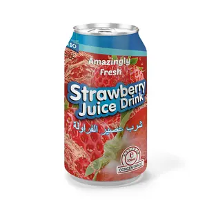 Succo di fragola OEM 330ml succo naturale di frutta tropicale