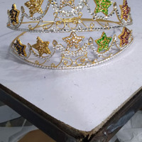 Tablier maçonnique OES Grand Matron avec strass dorés, Rite Français, Régalia, Taille personnalisable, Logo brodé, Polyester