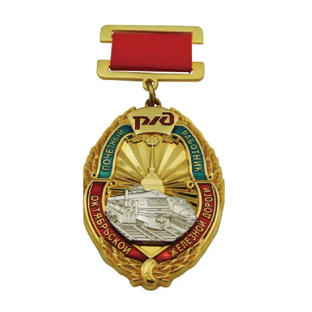 Cinta imprimible con medallas de premio militar personalizadas económicas