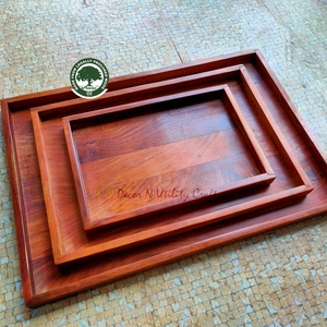 Vintage Life Inc. Set of 3 Handmade Eco-Friendly Wooden Trays with <b>Customized</b> Size Herb & <b>Spice</b> Tools for Gift Items - Product Image 1