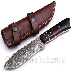 Cuchillo de pelar de caza de Damasco hecho a medida, forjado a mano (Smk1356) - Product Image 4