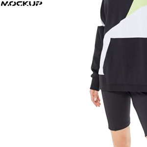 เสื้อฮู้ดดี้โอเวอร์ไซส์สำหรับผู้หญิง เสื้อฮู้ดดี้ลำลองผ้าฟลีซ เสื้อฮู้ดดี้สปอร์ต พิมพ์ลายกราฟิก เสื้อฮู้ดดี้โลโก้ด้านหน้าแบบส่วนตัวสำหรับฤดูหนาว รับผลิตแบบ OEM - Product Image 5