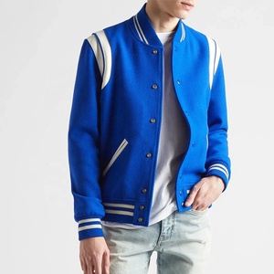 Chaqueta de béisbol con rayas MultiColor para hombre y mujer, uniformes de alta calidad personalizados, Unisex - Product Image 1