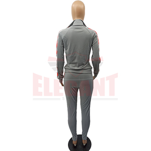 Chándal de poliéster de alta calidad para mujer elegante diseño personalizado Logo XL tamaño estilo Casual Jogger pantalones de chándal sudadera con cordón - Product Image 5