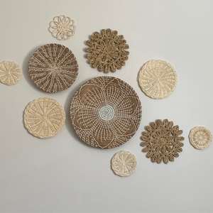 Panier mural artisanal en jonc de mer Design d'intérieur décoratif par des artisans du Vietnam pour la décoration murale de la maison - Product Image 3