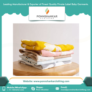 2023 vente chaude usine vente bio Swaddle couverture ensemble bébé réglable Swaddle Wrap du fournisseur indien - Product Image 2