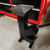 Vente en gros personnalisé Portable Pliant Camping Charbon de bois Barbecue Cuisson Pique-nique Fusée Bois BBQ Réchaud