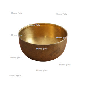 Bol de service alimentaire en laiton de la plus haute qualité forme ronde bol de chocolats de taille personnalisée pour les ustensiles de cuisine à la maison - Product Image 1