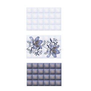 Azulejos de cerámica de diseño decorativo de alto brillo de color marrón claro 300x450mm - Product Image 6