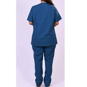 ชุดสครับสำหรับพยาบาลชุดเครื่องแบบทางการแพทย์,ชุดยูนิฟอร์มทางการแพทย์สำหรับขัดรักษาพยาบาลกำหนดโลโก้ได้ตามต้องการ - Product Image 3