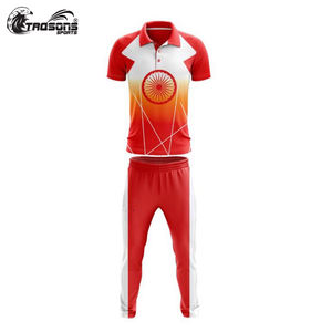 รูปแบบคริกเก็ตรูปแบบใหม่การออกแบบที่กำหนดเองเครื่องแบบชุดคริกเก็ตระเหิด2021 - Product Image 5