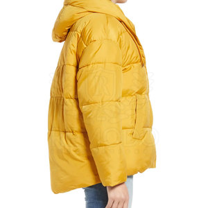 Veste matelassée pour femmes avec poches avant Logo/design personnalisé Tissu tissé respirant Finition élégante Vestes d'hiver - Product Image 4