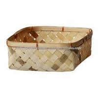 Panier en bambou artisanal, écologique, pour le rangement des boissons, fabriqué au Vietnam